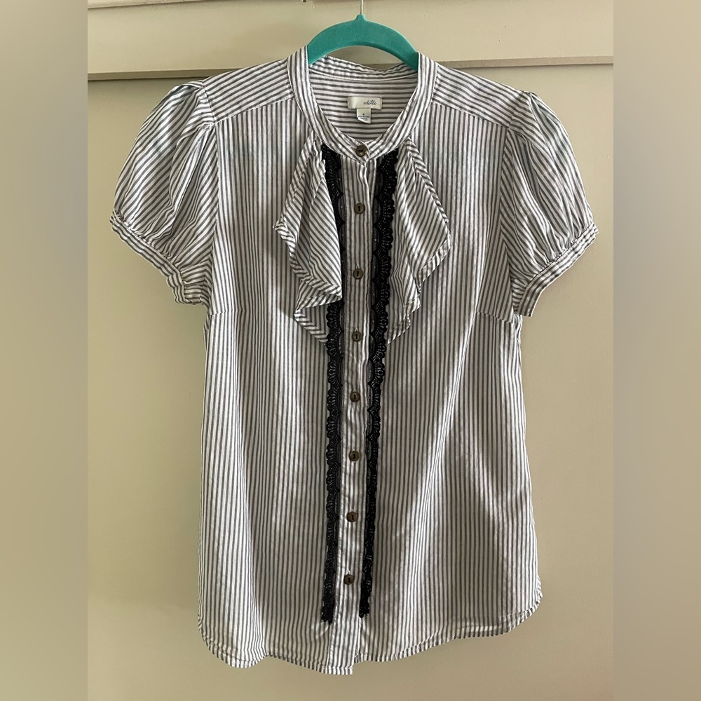 Anthropologie Odille Button Down Blouse